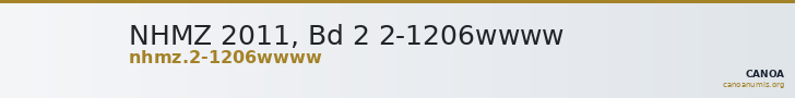NHMZ 2011, Bd 2 2-1206wwww — CANOA