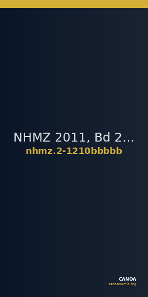 NHMZ 2011, Bd 2 2-1210bbbbb — CANOA