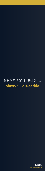 NHMZ 2011, Bd 2 2-1210ddddd — CANOA