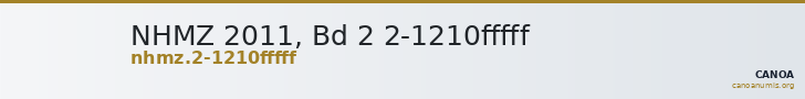 NHMZ 2011, Bd 2 2-1210fffff — CANOA