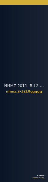 NHMZ 2011, Bd 2 2-1210ggggg — CANOA