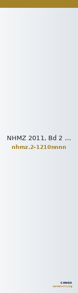 NHMZ 2011, Bd 2 2-1210nnnn — CANOA