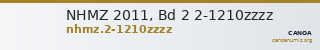 NHMZ 2011, Bd 2 2-1210zzzz — CANOA