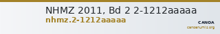 NHMZ 2011, Bd 2 2-1212aaaaa — CANOA