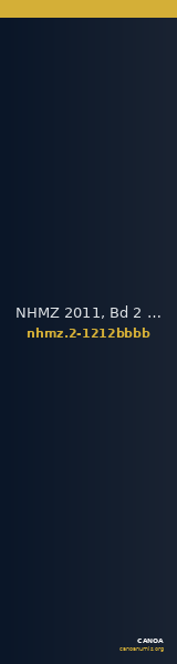 NHMZ 2011, Bd 2 2-1212bbbb — CANOA