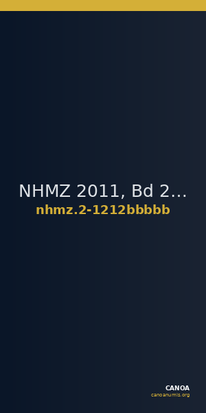 NHMZ 2011, Bd 2 2-1212bbbbb — CANOA