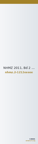 NHMZ 2011, Bd 2 2-1212eeeee — CANOA