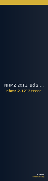 NHMZ 2011, Bd 2 2-1212eeeee — CANOA