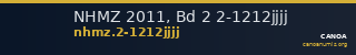 NHMZ 2011, Bd 2 2-1212jjjj — CANOA