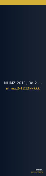 NHMZ 2011, Bd 2 2-1212kkkkk — CANOA