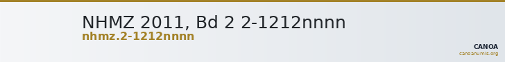 NHMZ 2011, Bd 2 2-1212nnnn — CANOA