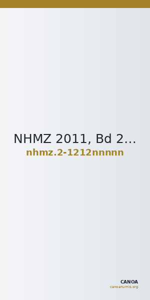 NHMZ 2011, Bd 2 2-1212nnnnn — CANOA