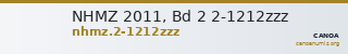 NHMZ 2011, Bd 2 2-1212zzz — CANOA