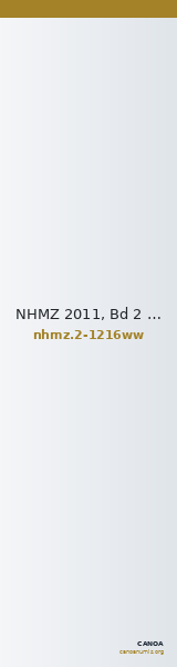 NHMZ 2011, Bd 2 2-1216ww — CANOA