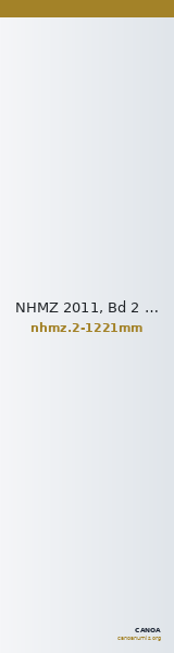 NHMZ 2011, Bd 2 2-1221mm — CANOA