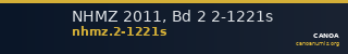 NHMZ 2011, Bd 2 2-1221s — CANOA