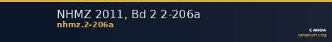 NHMZ 2011, Bd 2 2-206a — CANOA