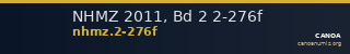 NHMZ 2011, Bd 2 2-276f — CANOA