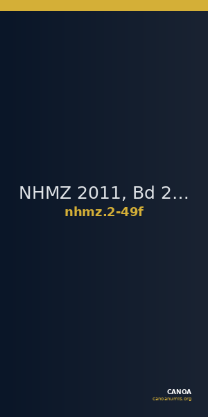 NHMZ 2011, Bd 2 2-49f — CANOA