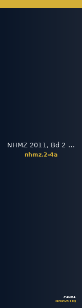 NHMZ 2011, Bd 2 2-4a — CANOA