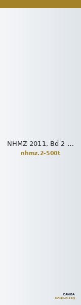 NHMZ 2011, Bd 2 2-500t — CANOA