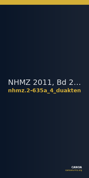 NHMZ 2011, Bd 2 2-635a_4_duakten — CANOA