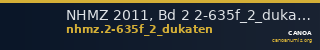 NHMZ 2011, Bd 2 2-635f_2_dukaten — CANOA