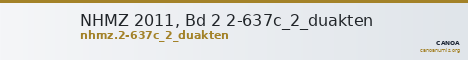 NHMZ 2011, Bd 2 2-637c_2_duakten — CANOA