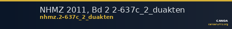 NHMZ 2011, Bd 2 2-637c_2_duakten — CANOA