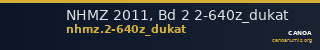 NHMZ 2011, Bd 2 2-640z_dukat — CANOA