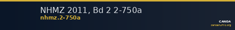 NHMZ 2011, Bd 2 2-750a — CANOA