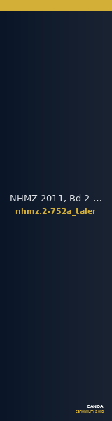 NHMZ 2011, Bd 2 2-752a_taler — CANOA