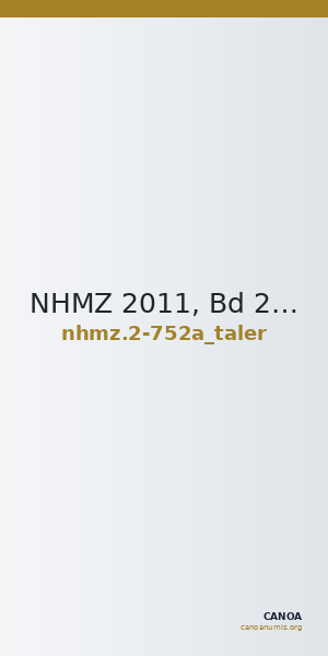NHMZ 2011, Bd 2 2-752a_taler — CANOA