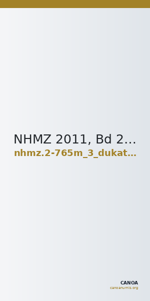 NHMZ 2011, Bd 2 2-765m_3_dukaten — CANOA