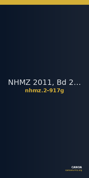 NHMZ 2011, Bd 2 2-917g — CANOA