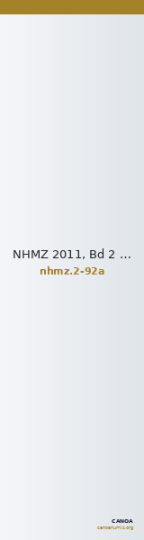 NHMZ 2011, Bd 2 2-92a — CANOA