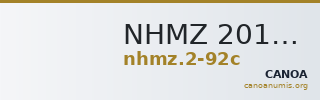 NHMZ 2011, Bd 2 2-92c — CANOA