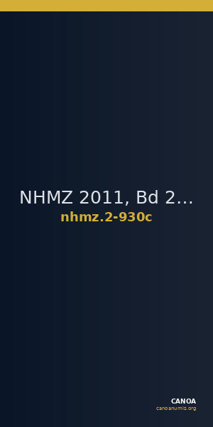 NHMZ 2011, Bd 2 2-930c — CANOA