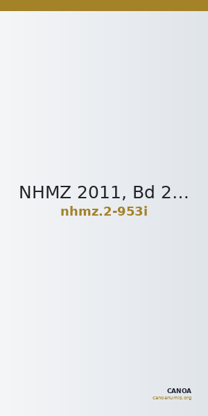 NHMZ 2011, Bd 2 2-953i — CANOA