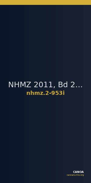 NHMZ 2011, Bd 2 2-953i — CANOA
