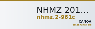 NHMZ 2011, Bd 2 2-961c — CANOA