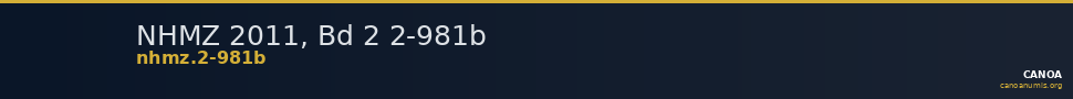 NHMZ 2011, Bd 2 2-981b — CANOA