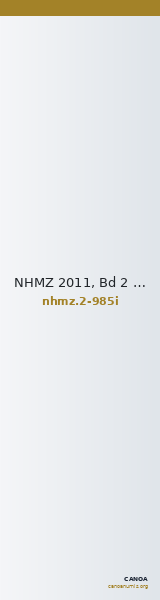 NHMZ 2011, Bd 2 2-985i — CANOA