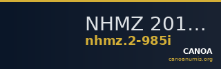 NHMZ 2011, Bd 2 2-985i — CANOA