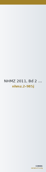 NHMZ 2011, Bd 2 2-985j — CANOA