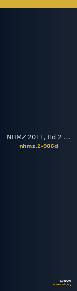 NHMZ 2011, Bd 2 2-986d — CANOA