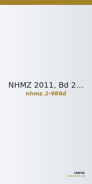 NHMZ 2011, Bd 2 2-986d — CANOA