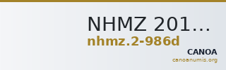 NHMZ 2011, Bd 2 2-986d — CANOA