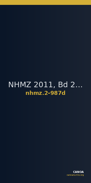 NHMZ 2011, Bd 2 2-987d — CANOA