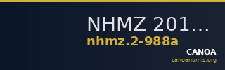NHMZ 2011, Bd 2 2-988a — CANOA